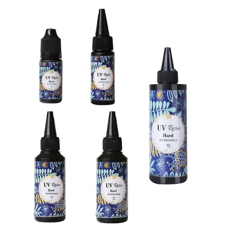 

Hard UV Resin Glue Crystal Clear Ultraviolet Curing Epoxy Resin Jewelry Making