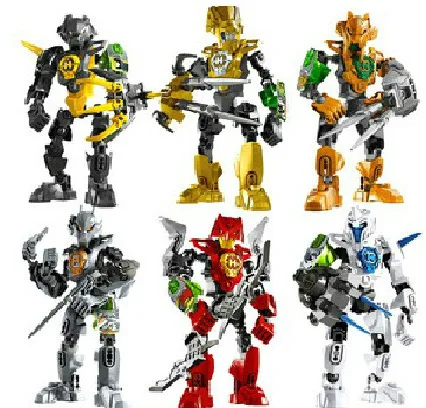

Children assembling building block robot toy gift can fit hero factory toy 96B