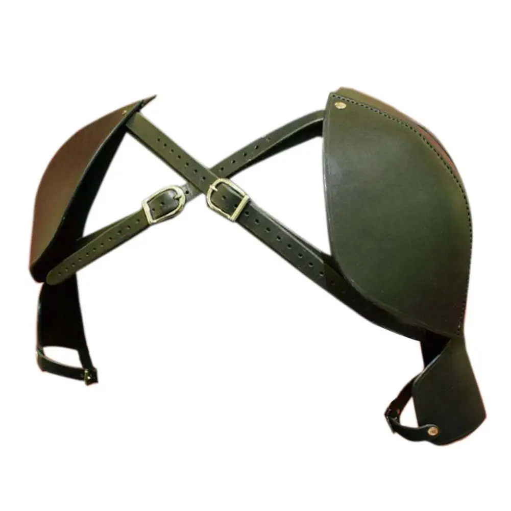 Регулируемая Мужская Наплечная нарукавная повязка из искусственной кожи в стиле