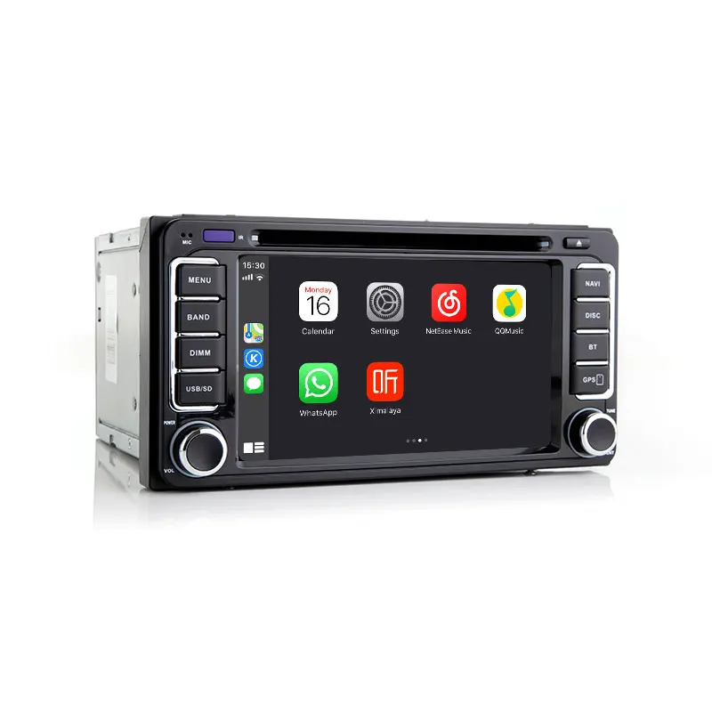 Авторадио на Android 9 0 встроенный GPS навигатор совместимый с Toyota Land Cruiser Prado 120 150 Rush