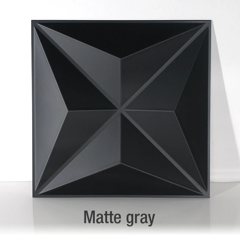 30x30 см 3D Художественная настенная панель стена бриллиант блестящая Звезда резьба