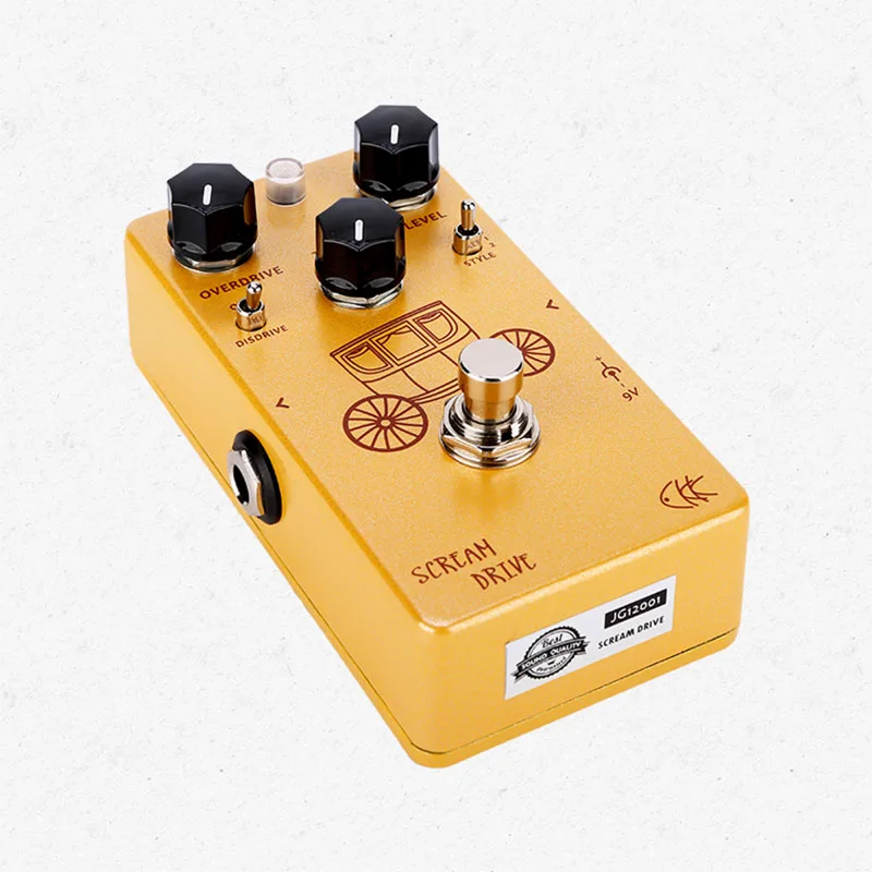 CKK Electronics Scream Drive Two Gain Stage классическая педаль для гитарного эффекта овердрайв
