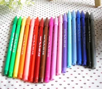 free shipping 24 pcs doodle multi color pen korea stationery water color pen water based pen art markers