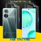 Защитная пленка для Huawei Honor 50, Honor 50 Pro, SE 5G (не закаленное стекло), мягкая, прозрачная