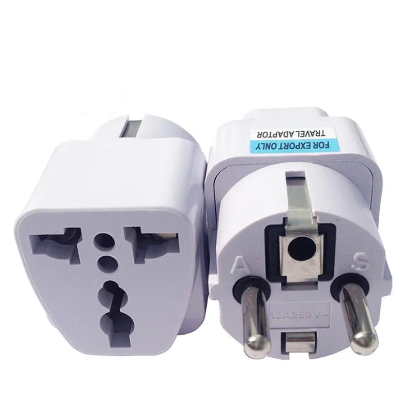 Белый Международный Универсальный EU немецкий французский переходник для