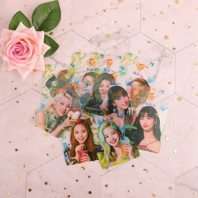 10 шт./компл. Blackpink TWICE KILL THIS LOVE Album прозрачная Фотокарта для фанатов подарок