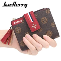 baellerry womens wallet brand slim top quality leather female wallets card holder case zipper hasp short women wallet and purse