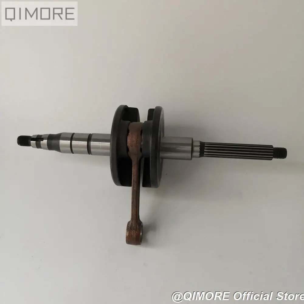Коленчатый вал 17 spline (резьба 10 мм) для 2 тактного скутера Minarelli 50 JOG50 3KJ 1E40QMB 1PE40QMB|stroke
