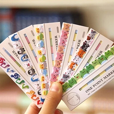 Мини мультфильм животных панда кошка блокнот стикеры милые кавайные записные