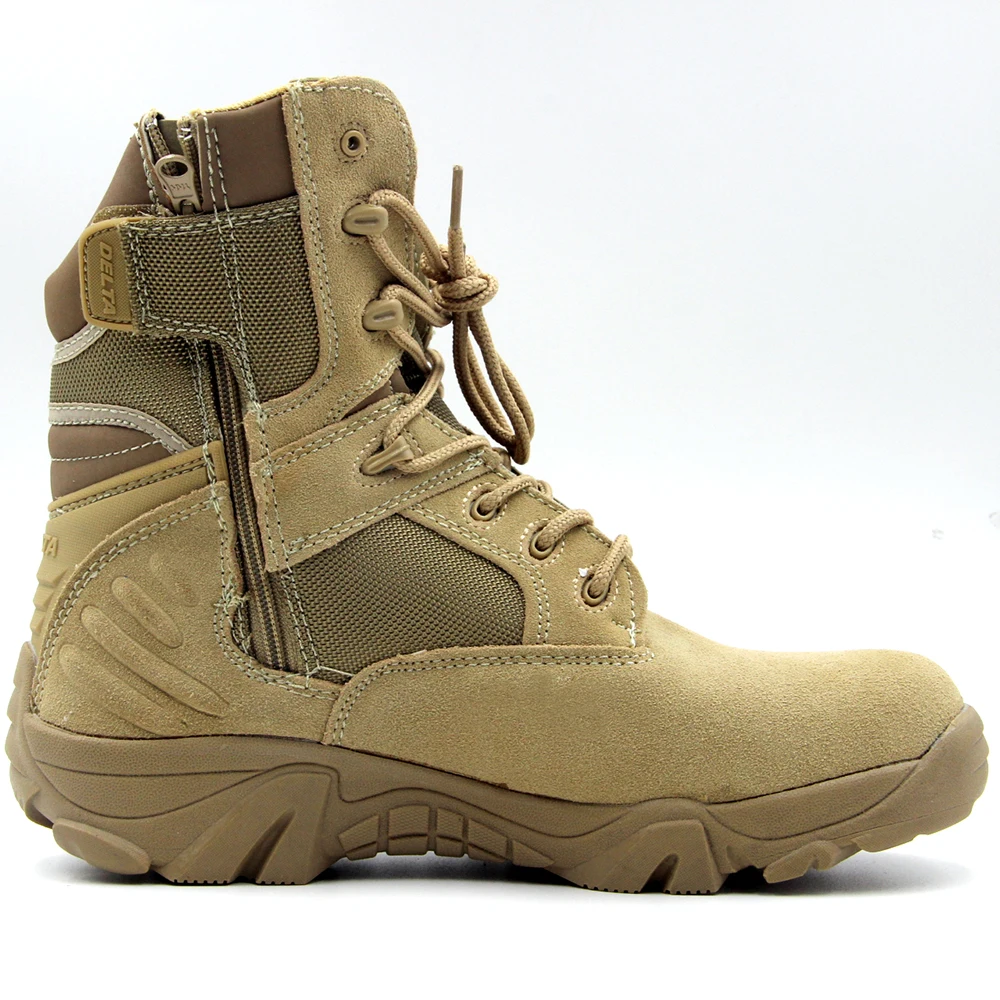 Уличные походные тактические ботинки кожаные высокие военные для скалолазания