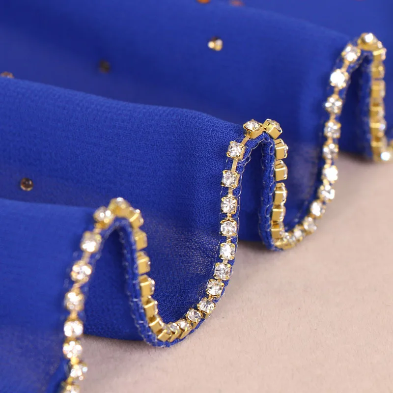 

2020 New Product Diamond chiffon Women Long Hijab Scarf Muslim Lady Hijab Caps Islam Clothing Turkish Turban Shawl Headscarves