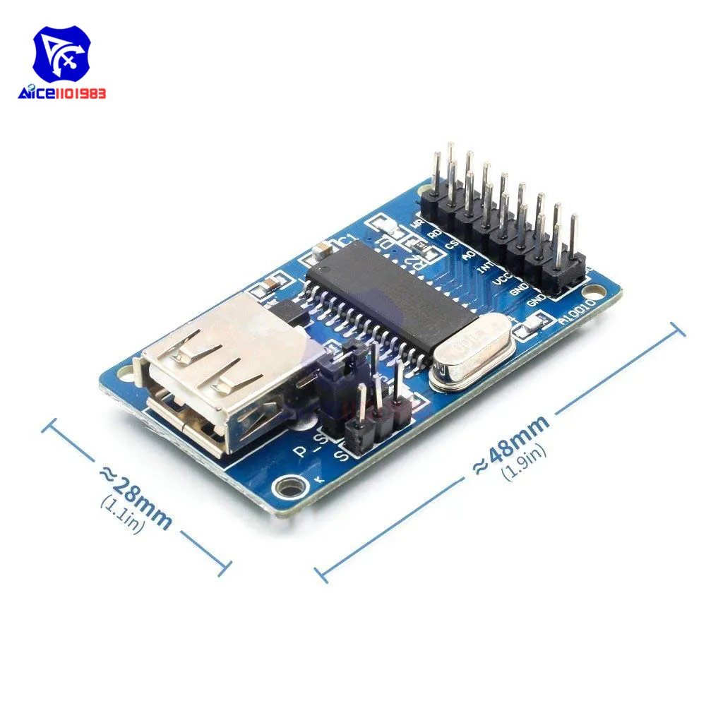 Дисковый модуль USB diymore CH376 CH376s|usb module|transfer controller |