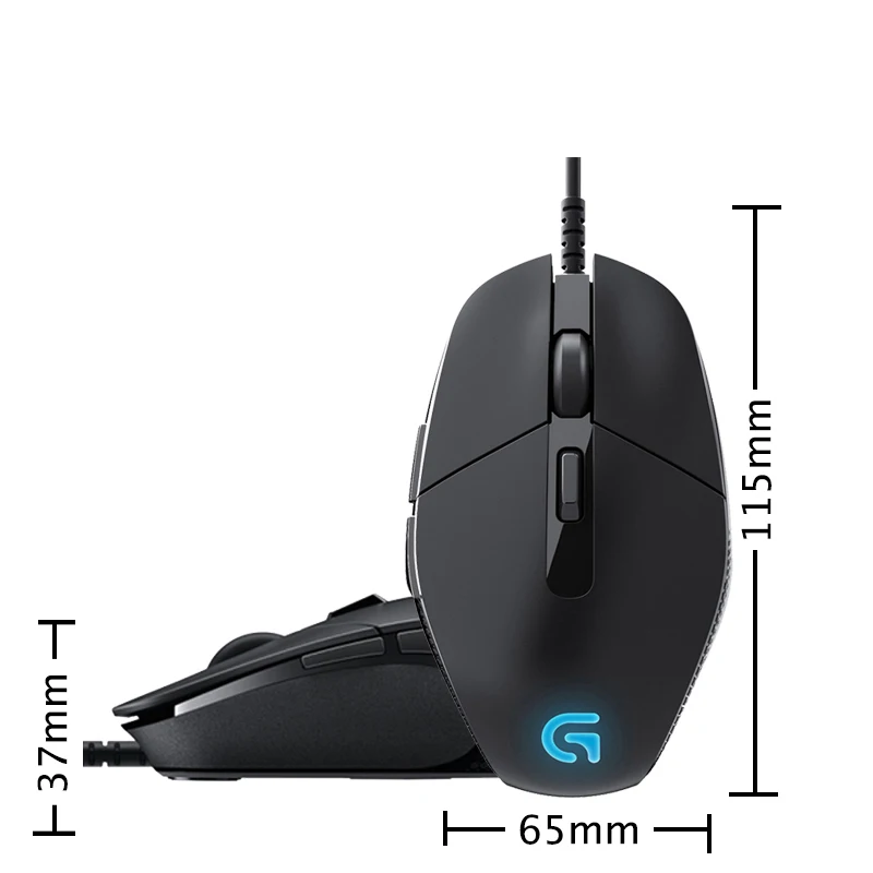 Новый Logitech G302 Проводная игровая клавиатура Мышь дышать светильник 4000 точек/дюйм