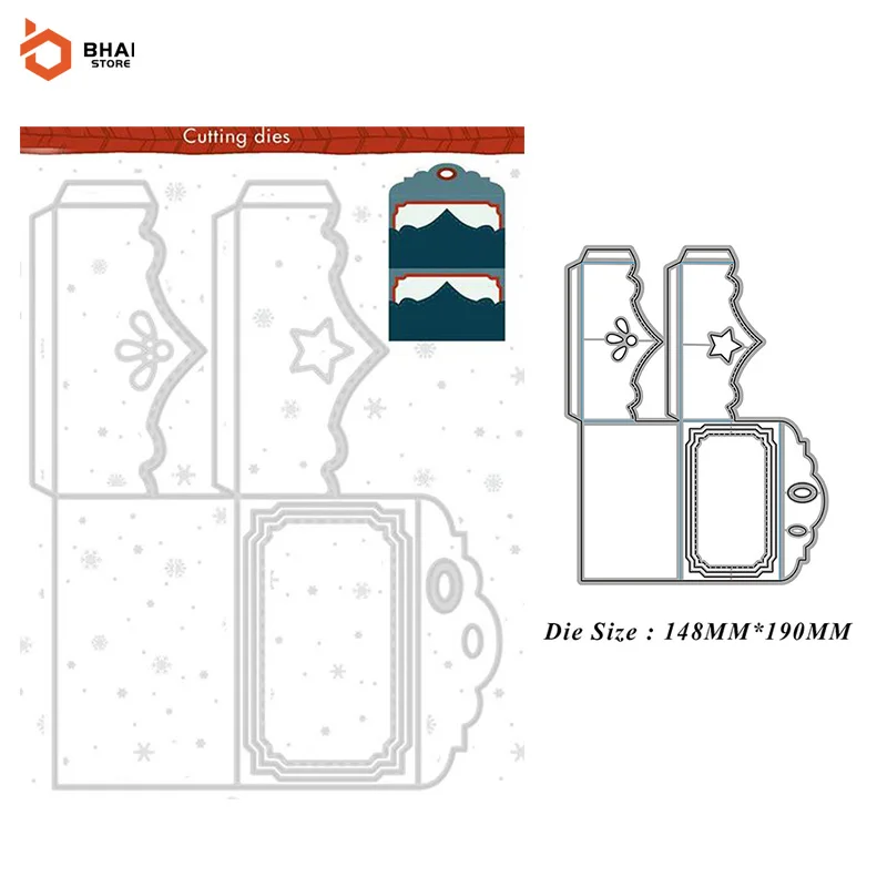 

2021 Card Package Metal Cutting Dies DIY Scrapbooking Embossing Album Card Decorative Template Punch Stencils