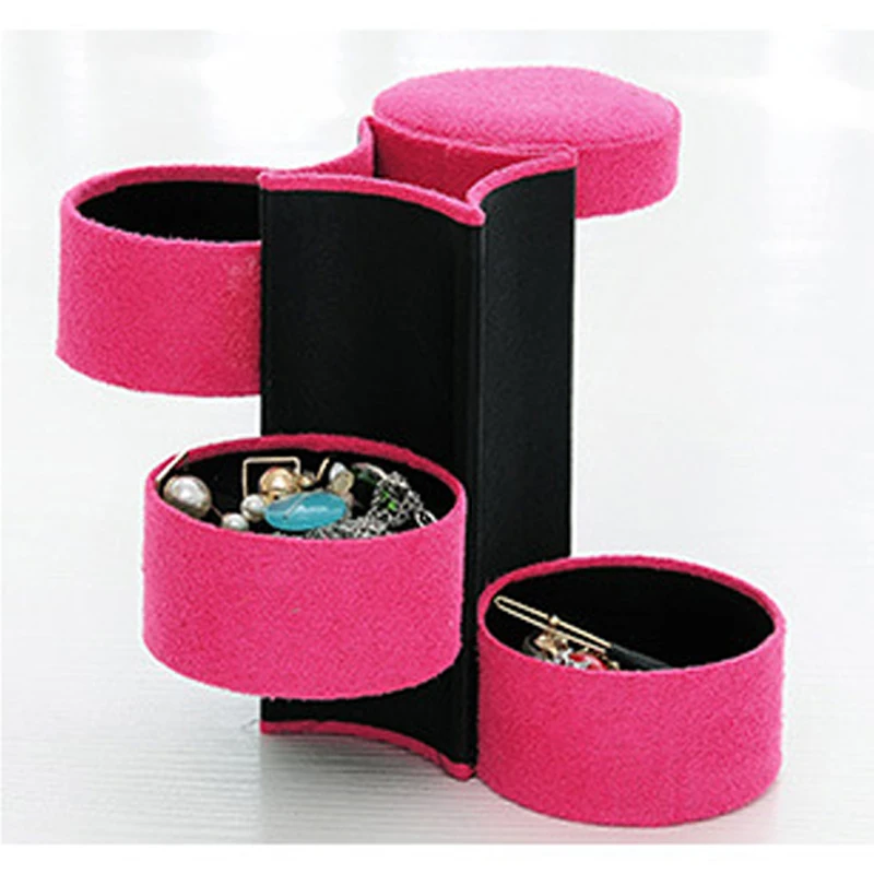 Цилиндрические образные украшения креативный ящик для хранения Органайзер