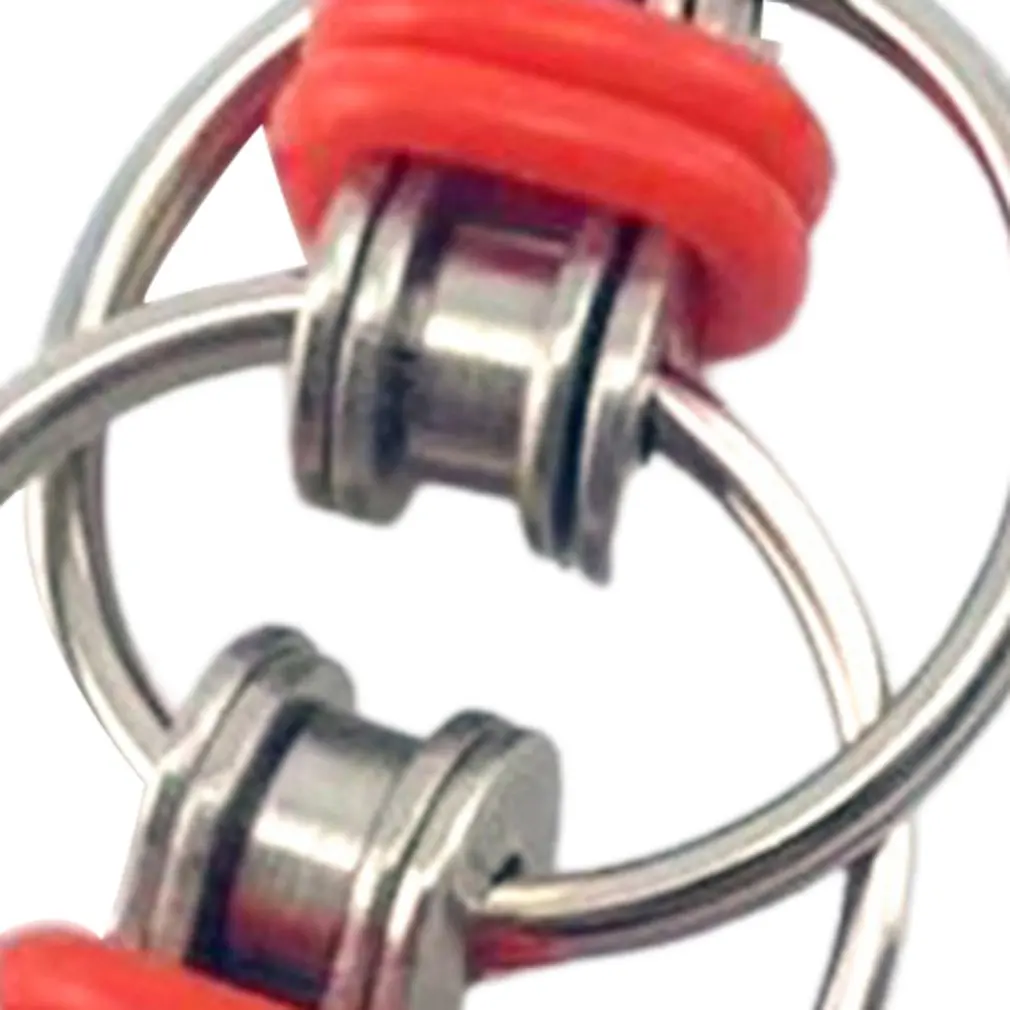 

Key Ring Hand Spinner EDC Fidget Toy For Autism Spinner Reduce Stress Anxiety and Autism Suitable for Workplace School Daily