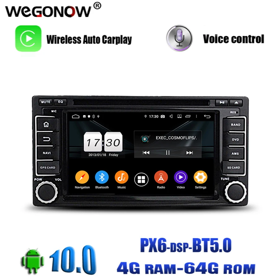 Автомобильный DVD плеер DSP Android 10 0 64 ГБ 8 ядер GPS карта RDS радио Wi Fi 4G LTE Bluetooth 5 для Subaru