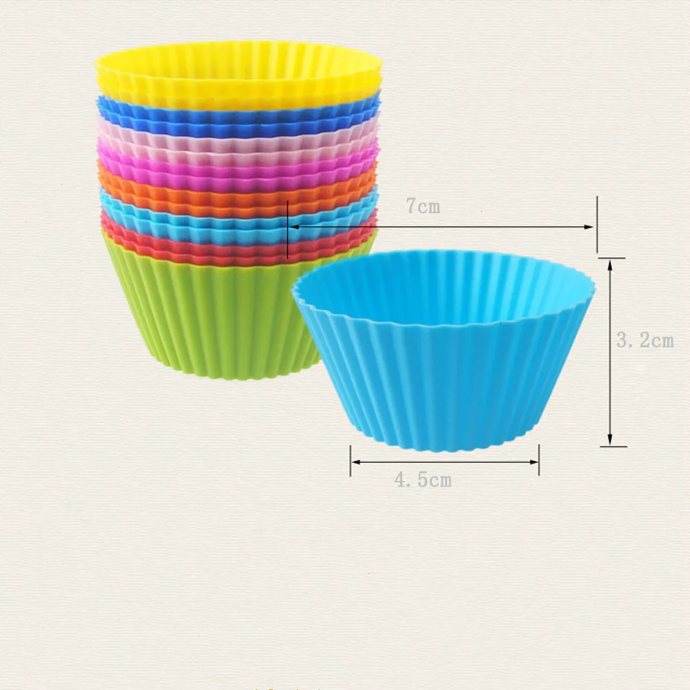 24 полости Мини Маффин Силиконовое мыло кекс и печенья Форма для выпечки кастрюля