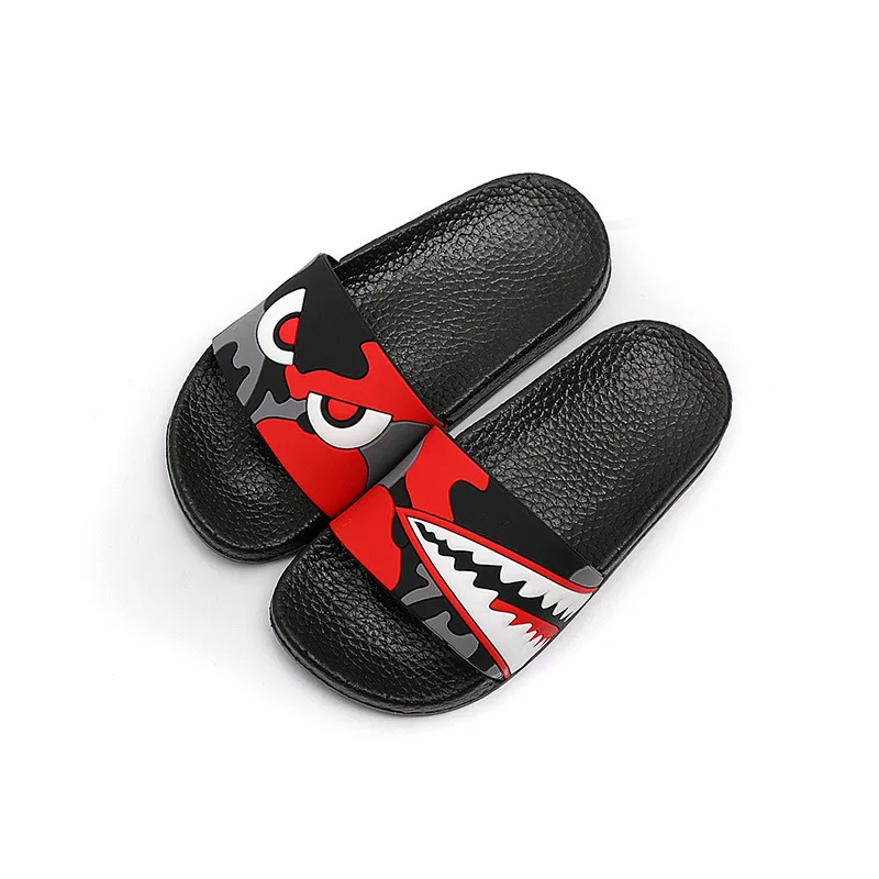 

Summer New Children's Slippers Non-slip Wear-resistant Little Monster Boys And Girls Baby Indoor Home Soft-soled Sandals