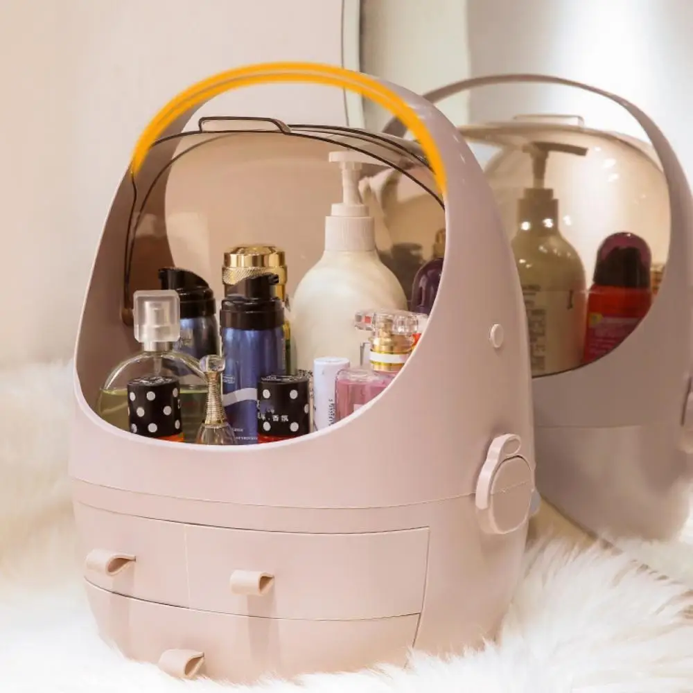 

50% Hot Sales!!! Space Capsule Makeup Organizer Cosmetic Storage Box Drawer Brush Lipstick Holder