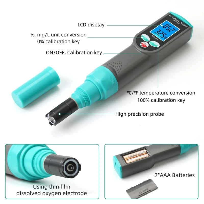 

DO-66 Digital Pen style Intelligent Dissolved Oxygen Analyzer Oxygen Tester