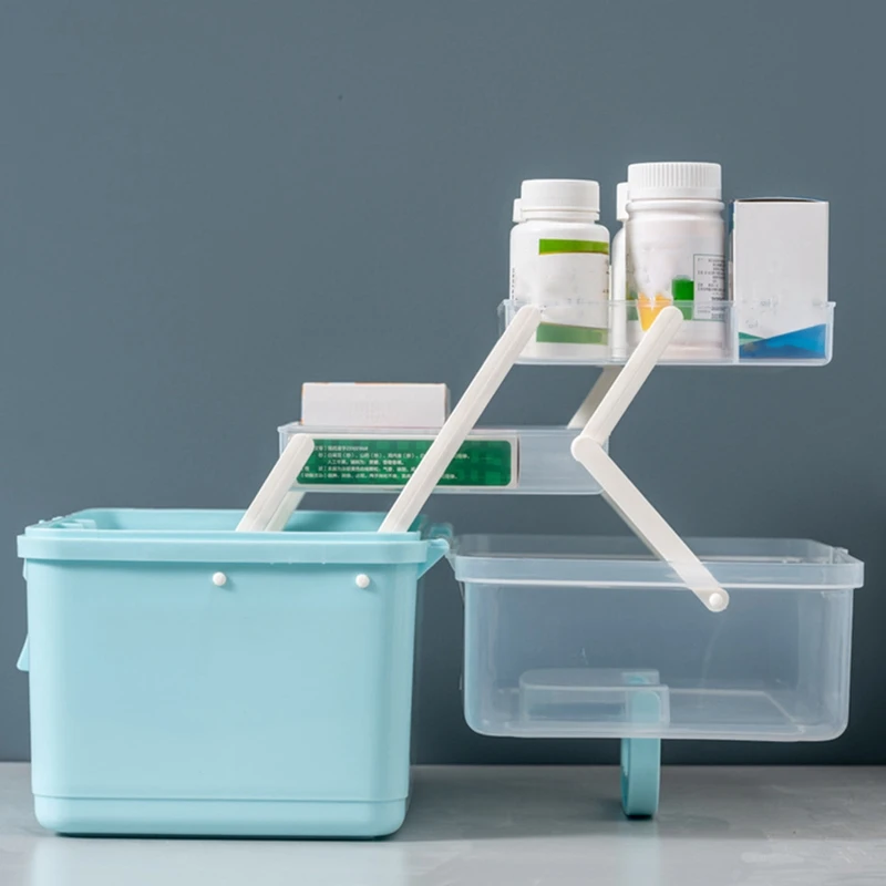 

Portable First Aid Kit Multi-Functional Medicine Cabinet Family Emergency Kit Box Storage Organizer