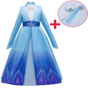 2022 летнее платье принцессы для детей, косплей-костюм на Хэллоуин для девочек, платья с принтом для девочек, одежда, платье для рождественской вечеринки для девочек