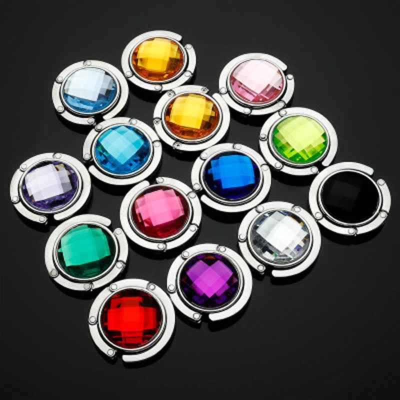 Портативный Сумки из натуральной кожи складной держатель сплавные крюки для