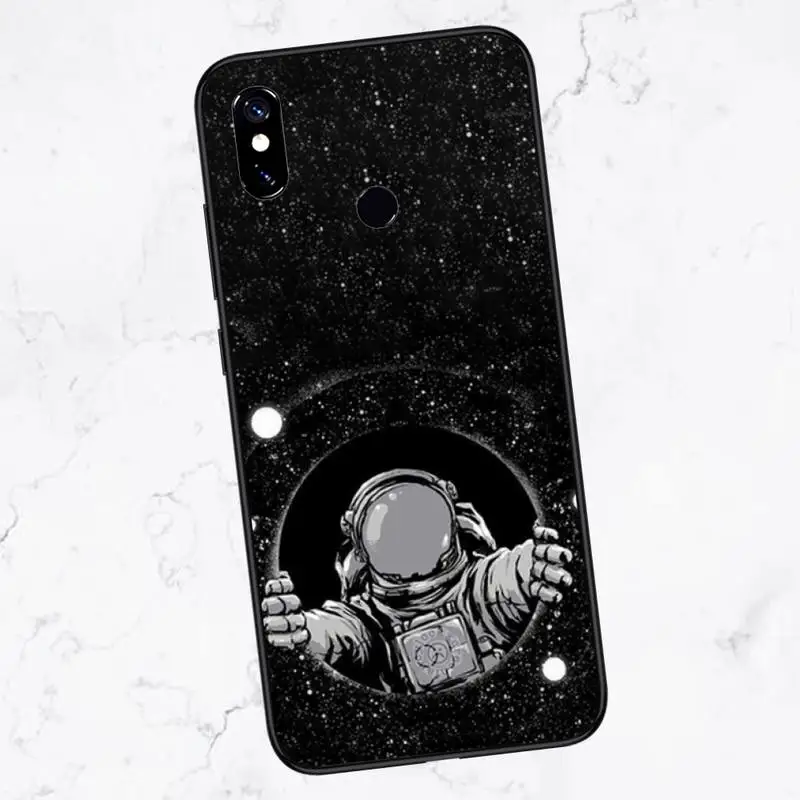 

astronaut Space Stars Milky Way MOON Phone Case For Xiaomi Redmi 7 8 9t a3Pro 9se k20 mi8 max3 lite 9 note 9s 10 pro