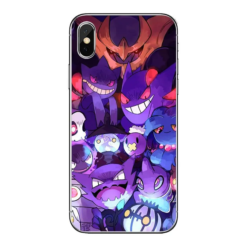 Для samsung Galaxy A5 A6 A7 A8 A9 J4 J5 J7 J8 2017 2018 Plus Prime Spooky splittery Gengar Poster мягкие прозрачные чехлы |
