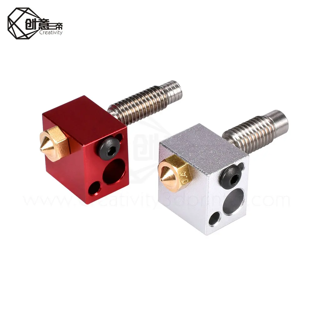 V5 Heater Block Aluminum Silicone Sock 3D Printer Parts VS E3D V6 Fit J-head Hotend Bowden Extruder To Thermistor | Компьютеры и офис