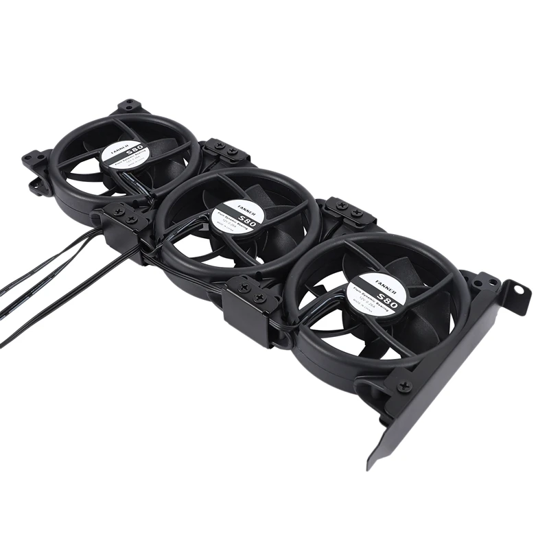 

image Card Companion Radiator LED image Card Cooling Fan Glare Version General Cooling Fan (Three Fan Version)