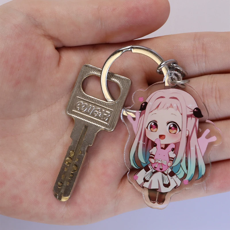 Аниме брелок Hanako-Kun в туалетной обложке акриловые брелоки Kawaii мультяшная фигурка
