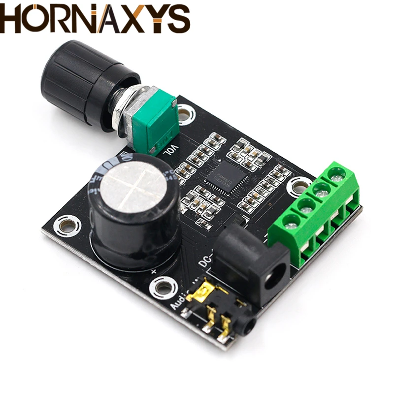 

Super Slim 2 x 15W PAM8610 Class D Digital Dual Power Audio Amplifier Board 12V black