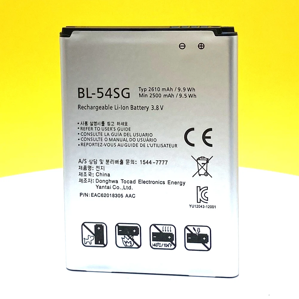 Аккумулятор для BL-54SG 100% мАч LG G2 F320 F340L H522Y F260 D728 D729 H778 H779 D722 lg 90 D410 | Мобильные
