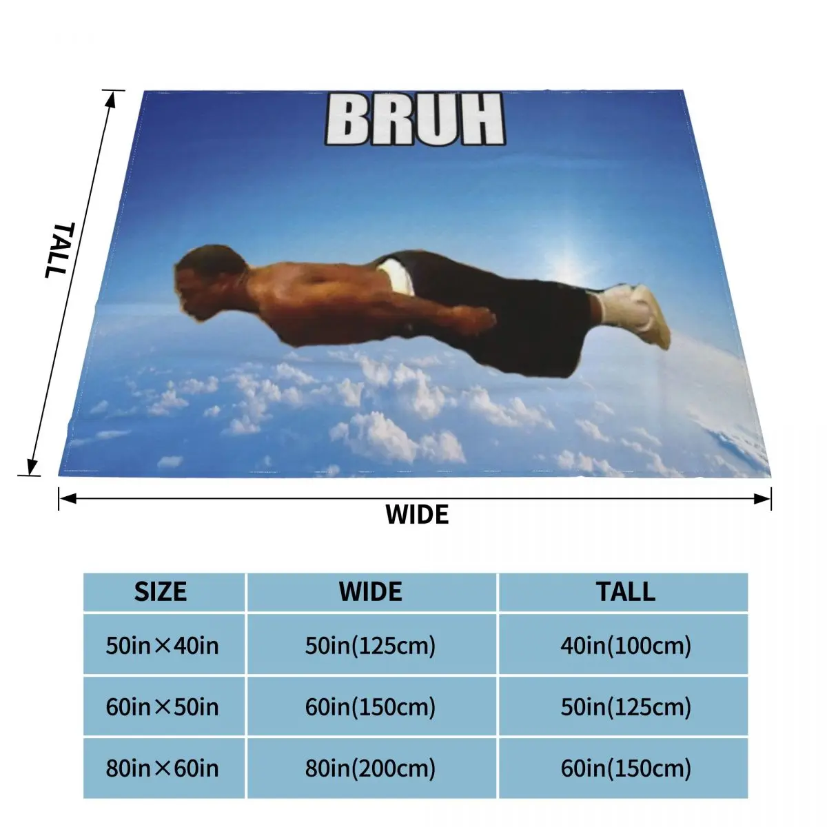 Bruh Flying Midget-colcha a cuadros para cama, manta de verano, ropa de cama y fundas, 90-3