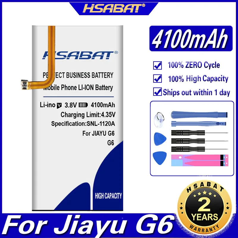 Аккумулятор HSABAT 4100 мАч для батарей Jiayu G6|Аккумуляторы мобильных телефонов| |