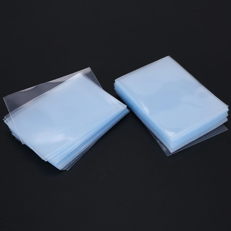 100Pcs 66X92mm Card Sleeve Cards Protector for ic Killers of Three King Football Star Transparent Board Games | Игрушки и хобби