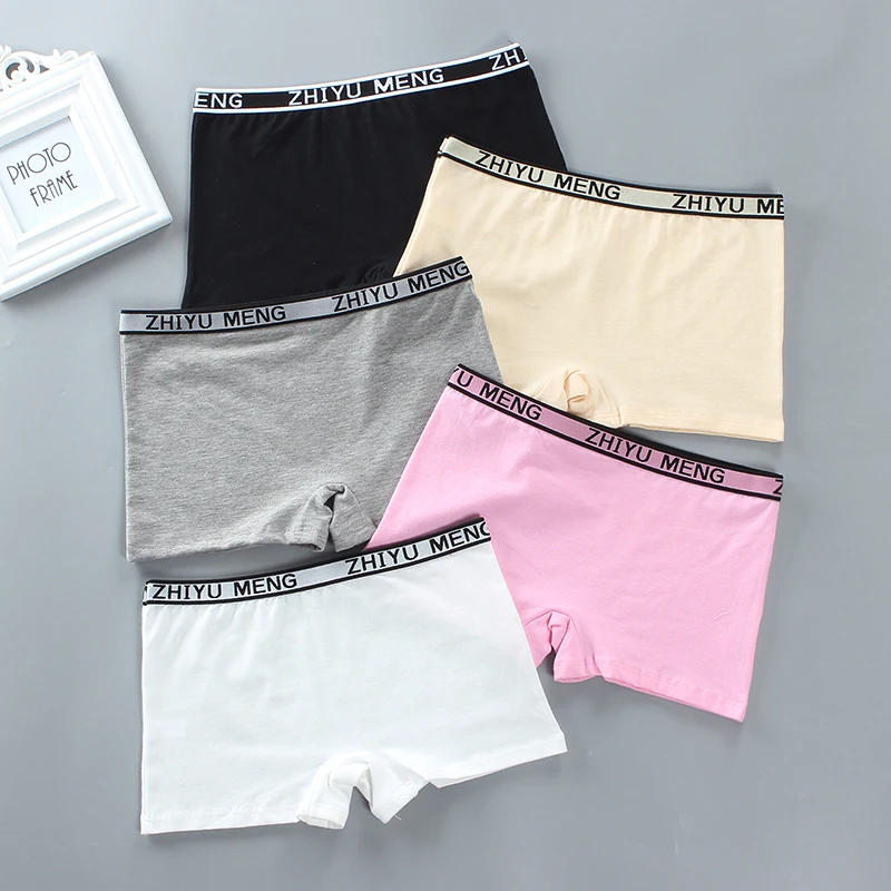 

Letter Puberty Cotton Panties With Letter Adolescent Underpants Young Kids Panty Student Teen Girls Children for 8-16 Years Old