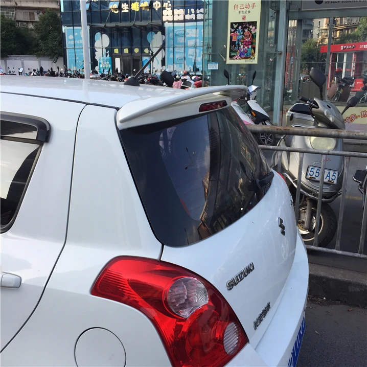 Спойлер для Suzuki Swift Sport ABS Материал заднее крыло автомобиля праймер спойлер 2008 2015