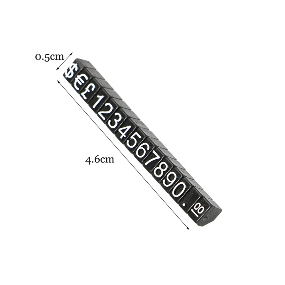 

Jewelry Pricing Cube Adjustable Price Display Tag Angled Pricing Block Kit