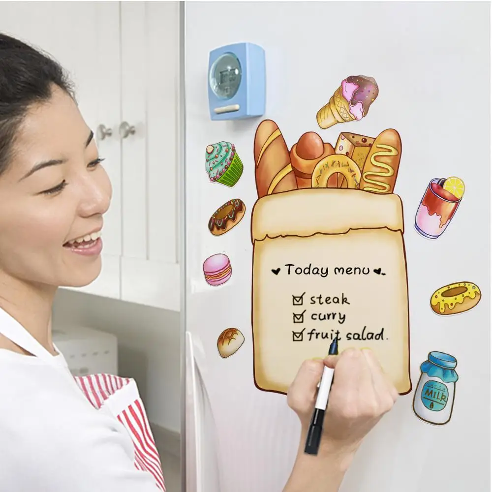 Магнитные кактус игрушки для рисования доска письма хлеб магниты холодильника