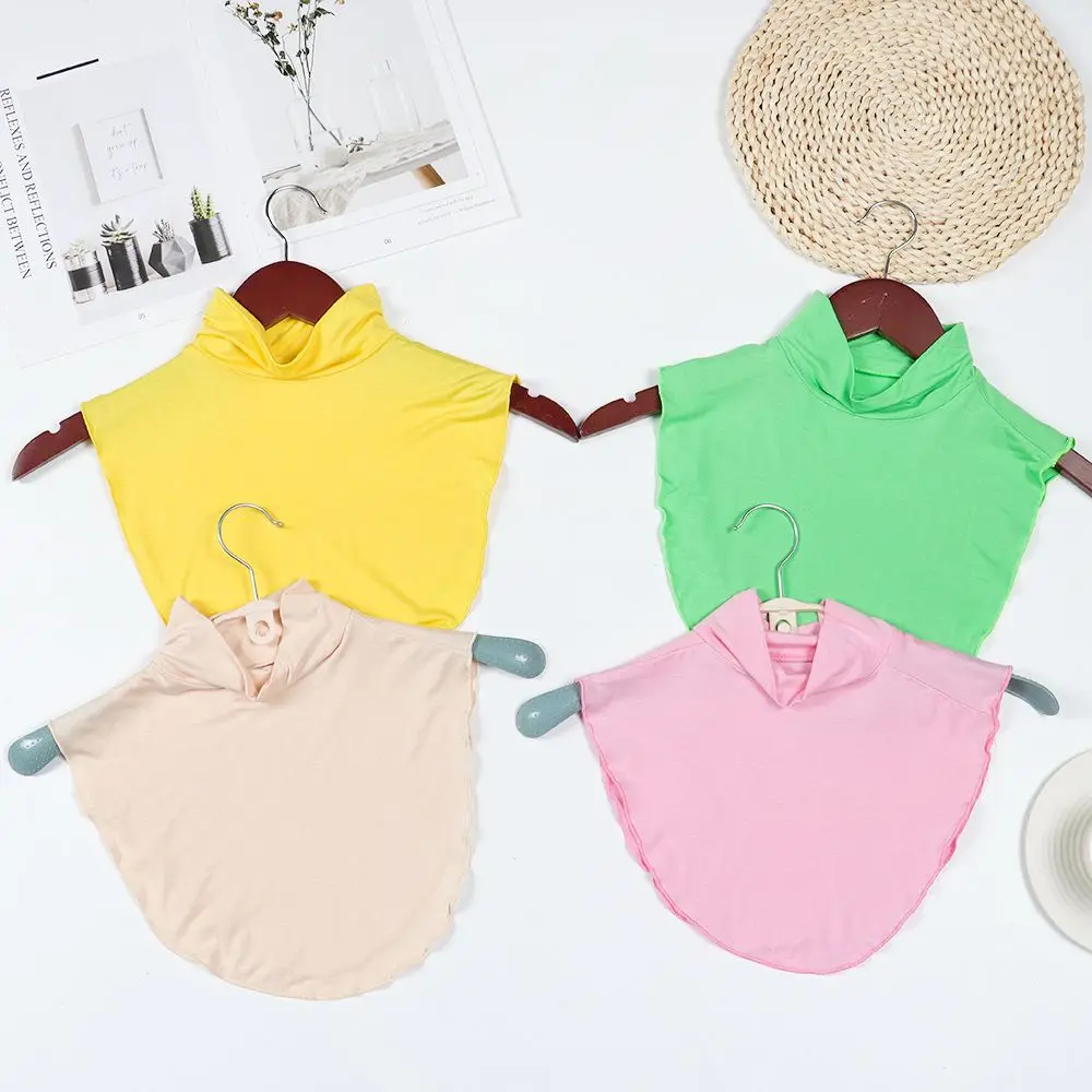 

Осенне-зимний высокий воротник, ветрозащитный Теплый мусульманский хиджаб, шарф, водолазка, искусственный воротник