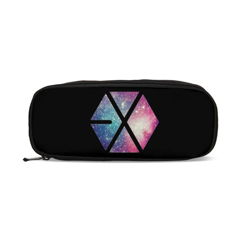 

Women Wallets Pencil Case High Quality EXO Men Business Pencilcase Kids School Office Supplies Creative Pen Purse Stationer Gift