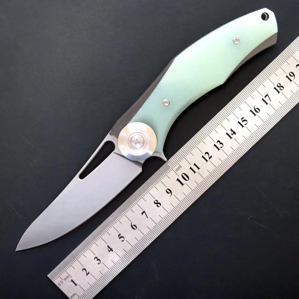 Тактический нож складной клинок из титановой стали с лезвием D2 для повседневного