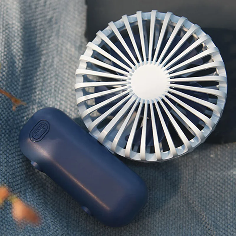 

Portable Handheld Mini Fan Battery USB Rechargeable Silent Hand Hold Fan