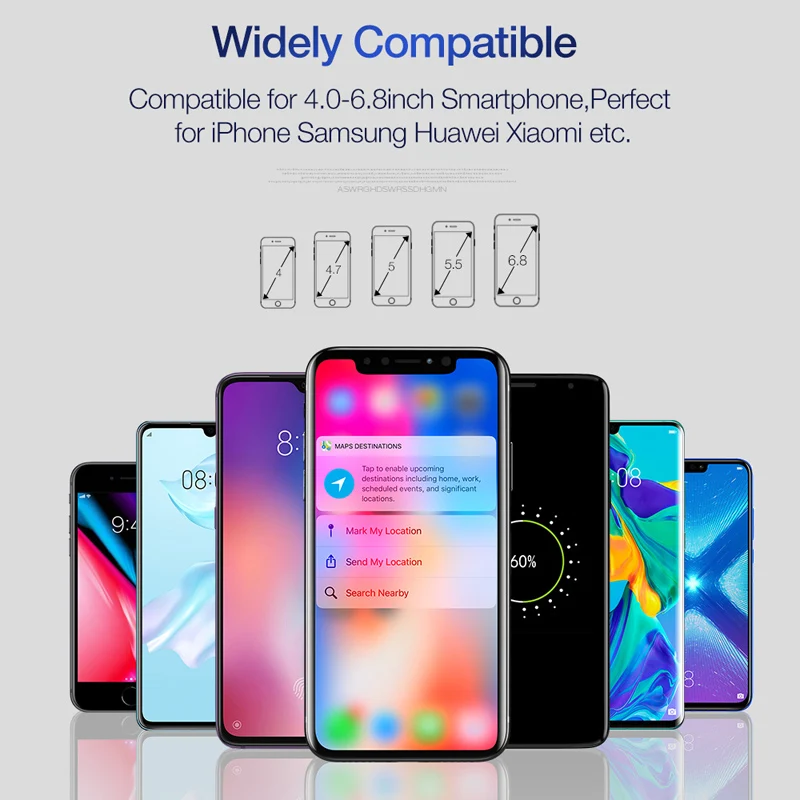 Гравитационный Автомобильный держатель для телефона в автомобиле мобильного