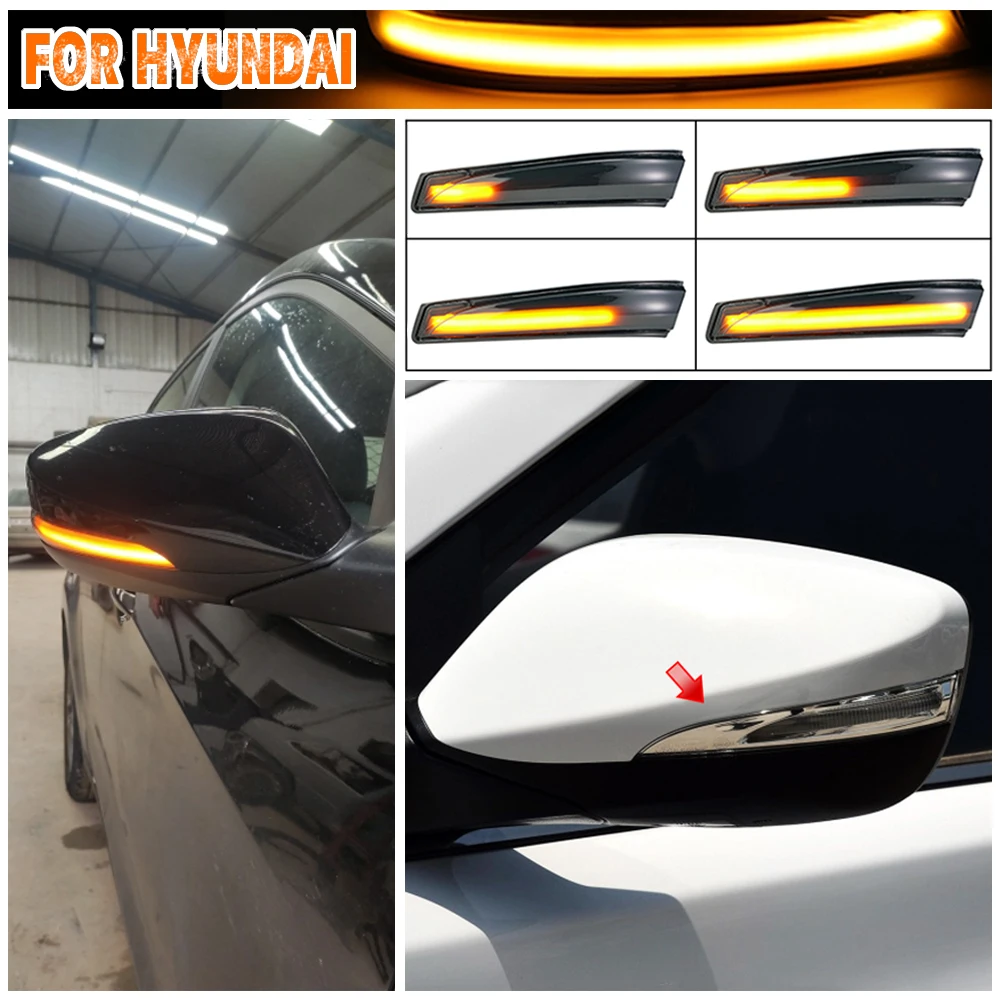 

Автомобисветильник светодиодный динамический поворотник для Hyundai I30 Elantra Avante MK5 MD Veloster Mirror Streamer Light 2011 2012 2013 2014 2015