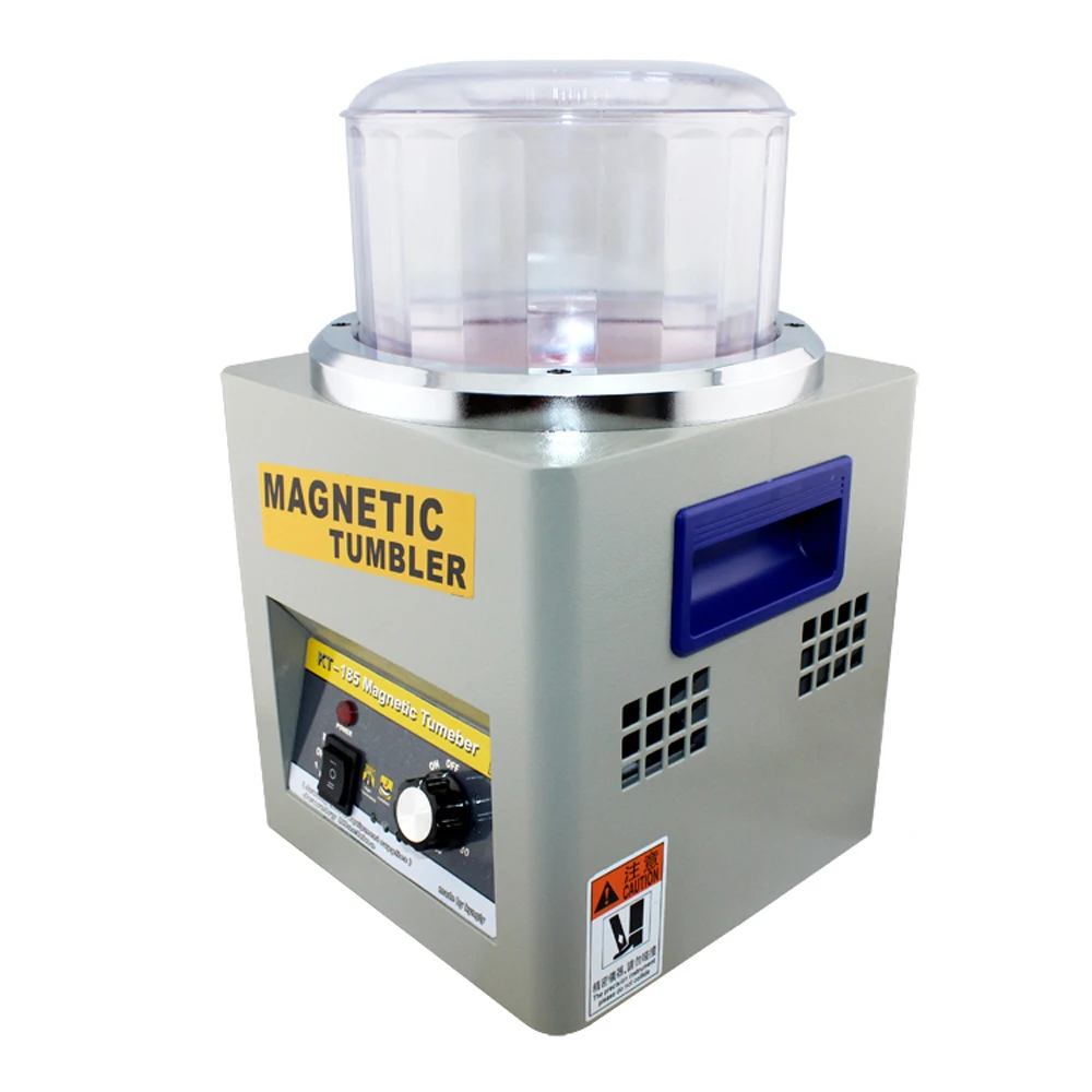 KT185 Magnetic Tumbler Jewelry Polisher Finisher Machine Equipment Polishing Machine gold sliver platinum deburring Jewelry Tool