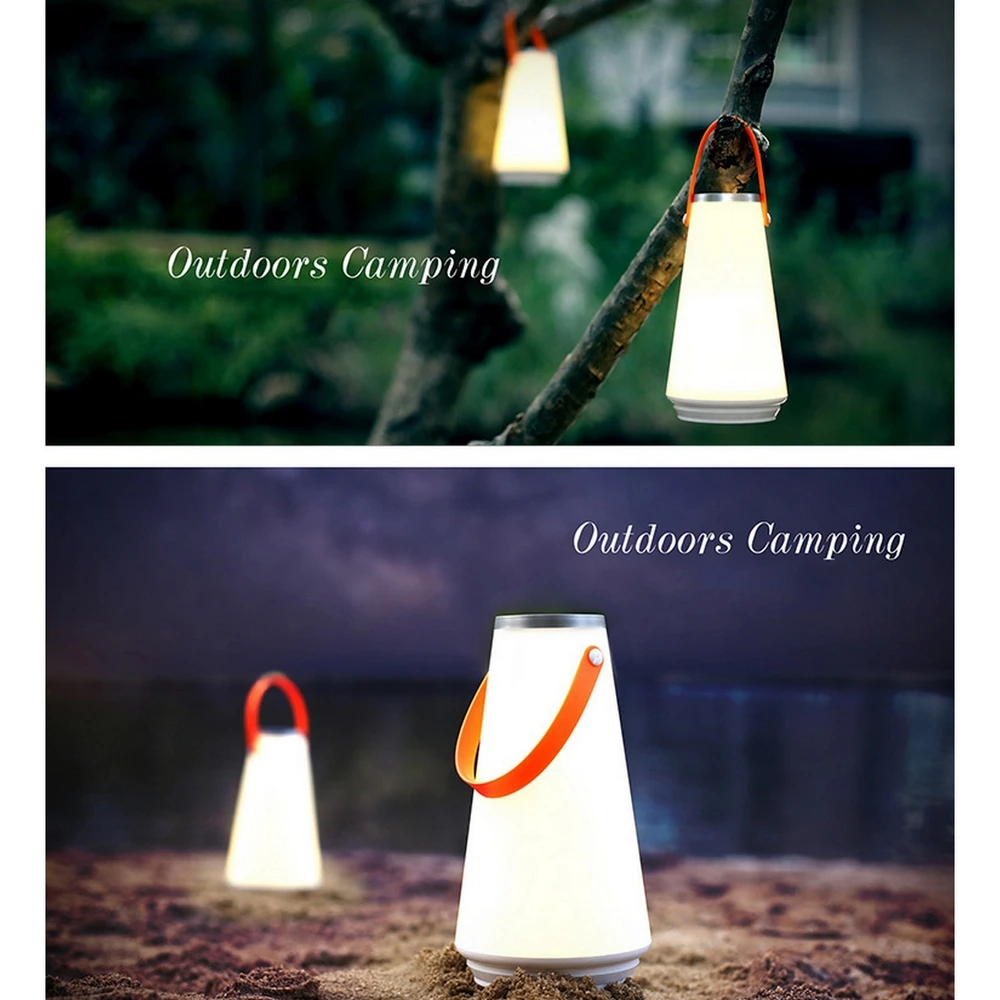 

Creative Night Light Wireless Portable LED Touch Light USB Bedroom Bedside Table Lamps Ambience Lighting Outdoor Warm Lighting